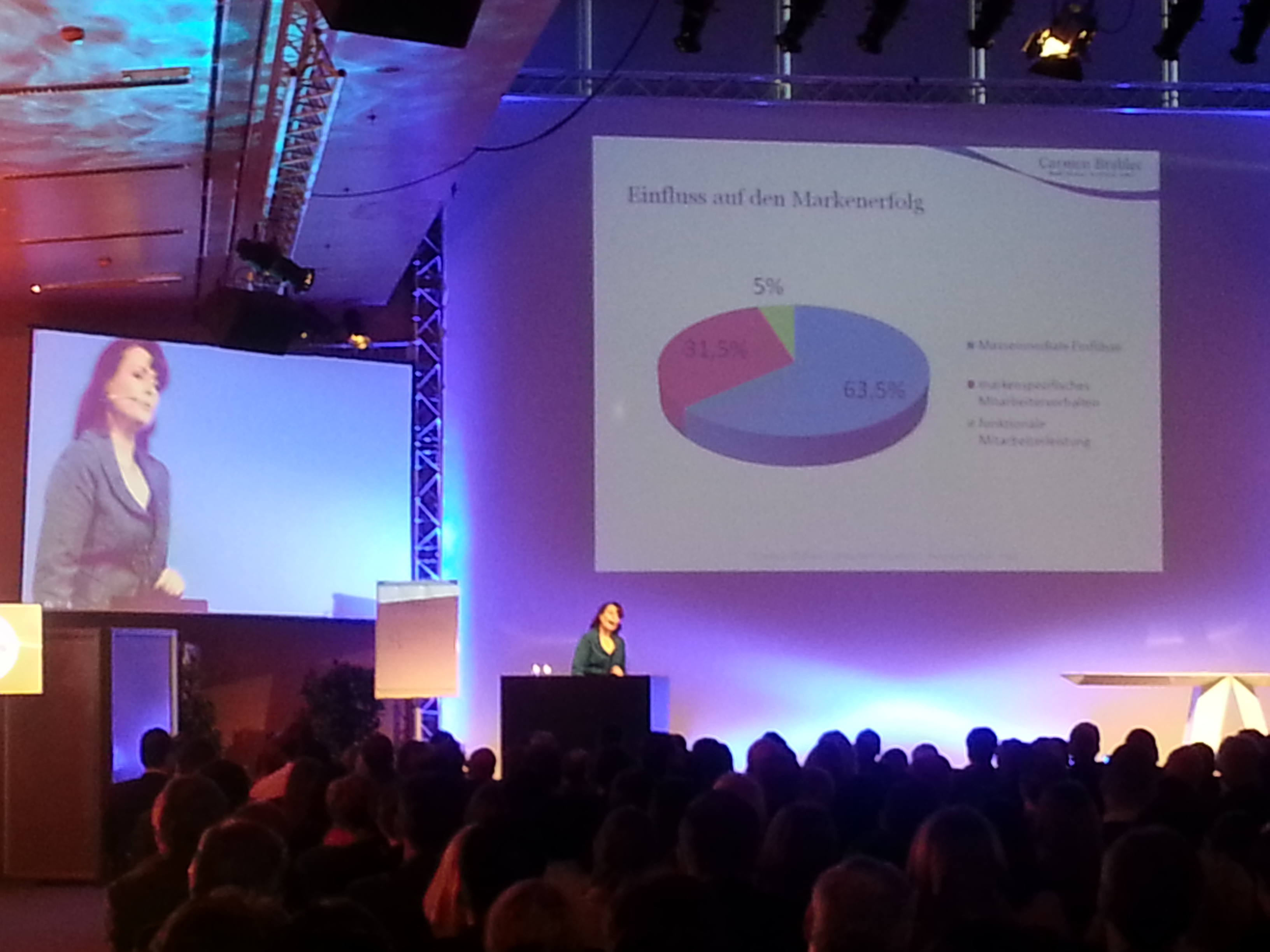 Carmen als Keynote-Speakerin